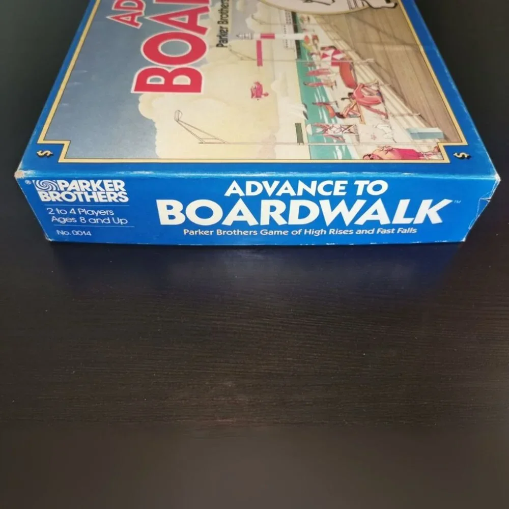 VTG Advance To‎ Boardwalk Parker Brothers Game of High Rises and Fast Falls 1985